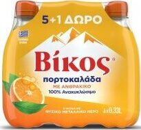 Βίκος Πορτοκαλ. 6x330ml