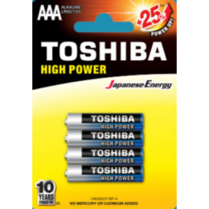 TOSHIBA AAA Μπαταρίες 4