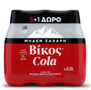 Βίκος Cola Zero 6x330ml